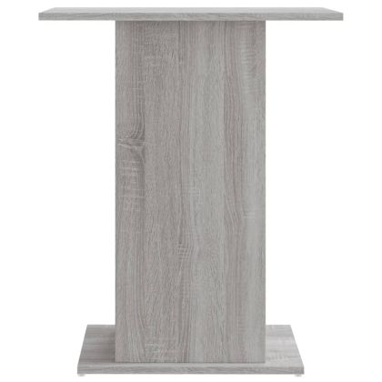 Поставка за аквариум сив сонома 60,5x36x72,5 см инженерно дърво