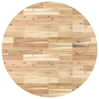 Плот за маса, кръгъл, Ø90x4 см, акациево дърво масив