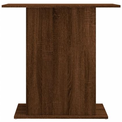 Поставка за аквариум, кафяв дъб, 75x36x72,5 см, инженерно дърво