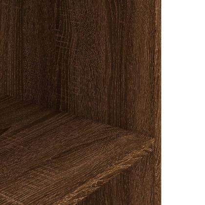 Поставка за аквариум, кафяв дъб, 75x36x72,5 см, инженерно дърво