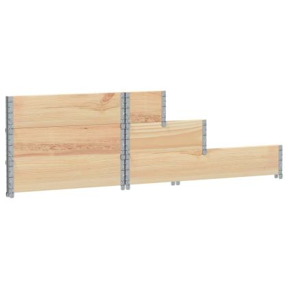 3-степенна повдигната леха 120x80 см масивна борова дървесина