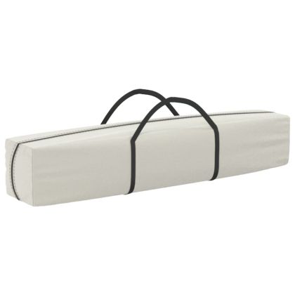 Сгъваема парти палатка, кремава, 2x2 м