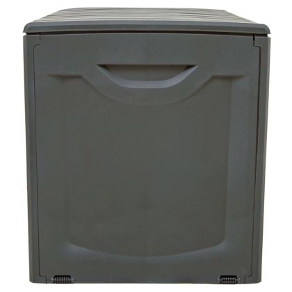 Кутия за съхранение черна 118x53x57 см полипропилен