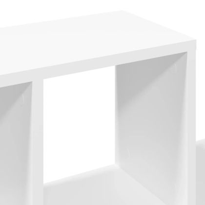 Стенен рафт, бял, 100x20x53 см, инженерно дърво