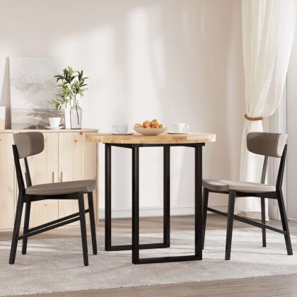 Плот за маса, кръгъл, Ø80x4 см, акациево дърво масив