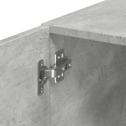 Стенен шкаф, бетонно сив, 70x42,5x40 см, инженерно дърво