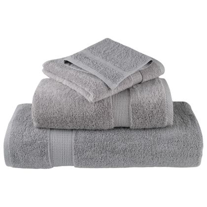 Премиум кърпи SOLUND 10 бр сиви 100x200 см 600 gsm