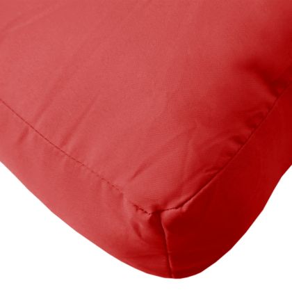 Палетни възглавници, 2 бр, червени, текстил