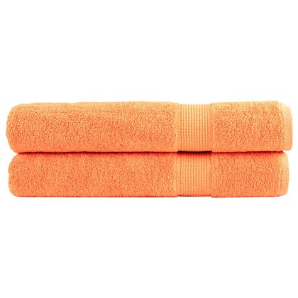Премиум кърпи SOLUND 2 бр оранжеви 100x200 см 600 gsm