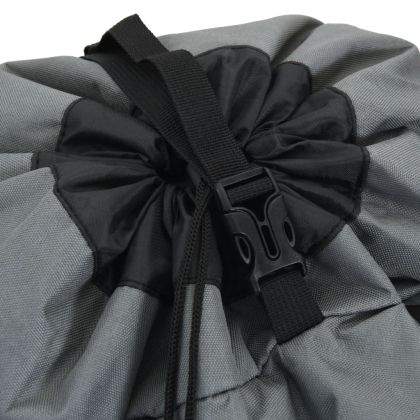 Туристическа раница, сива, 100 л, Оксфорд плат