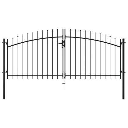 Двойна оградна порта Woerden с копчест връх 299,5x149,5 см