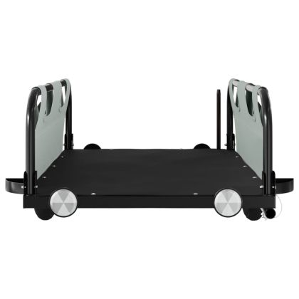 Ремарке за колело, сиво, Оксфорд плат и желязо