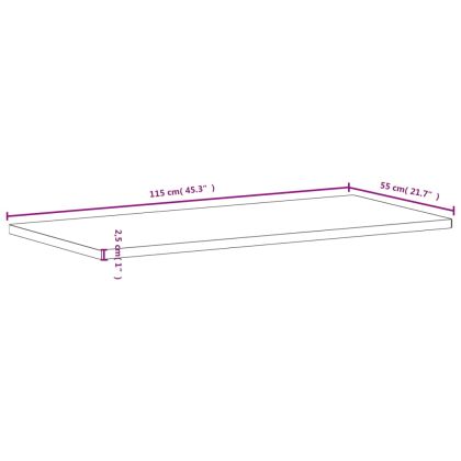 Плот за бюро, 115x55x2,5 см, масивно дърво бук