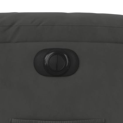 Електрически изправящ реклайнер тъмносив микрофибърен текстил