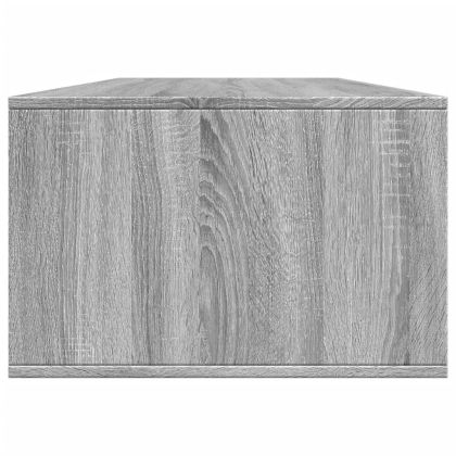 Кафе маса, сив сонома, 102x55x35 см, инженерно дърво