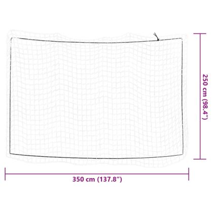 Мрежа за ремарке с еластично въже, бяла, 3,5x2,5 м, PP