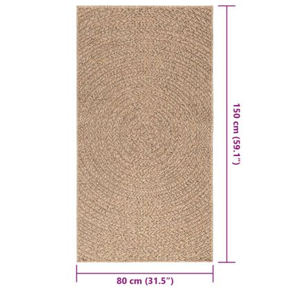 Килим "ZIZUR", 80x150 см, визия юта, за закрито и открито