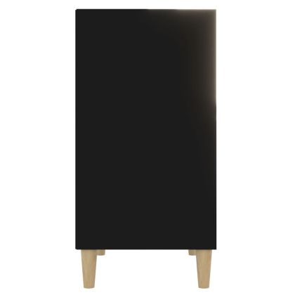 Бюфет черен 57x35x70 см инженерно дърво