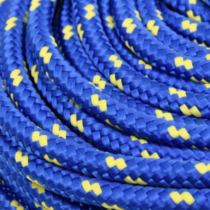 Въже за лодка синьо 6 мм 50 м полипропилен