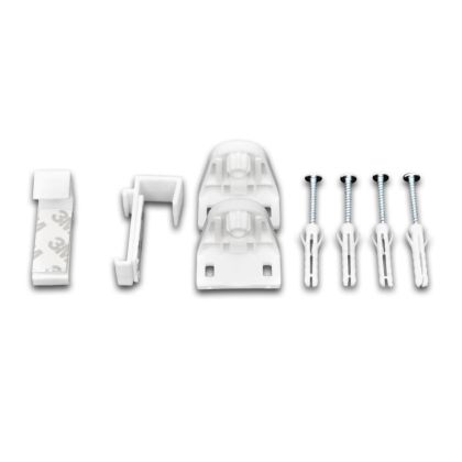 Ролетна щора, затъмняваща, 44,4x100 см, ширина на плата 40 см, бяла