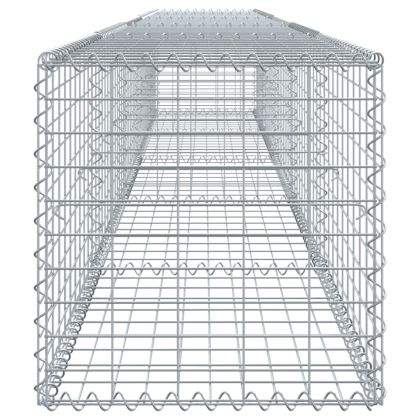 Габионна кошница с покритие, 500x50x50 см, поцинковано желязо