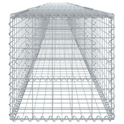 Габионна кошница с покритие, 1000x50x50 см, поцинковано желязо