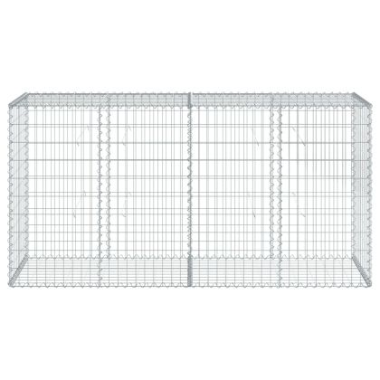 Габионна кошница с покритие, 200x50x100 см, поцинковано желязо
