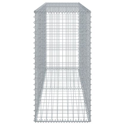 Габионна кошница с покритие, 200x50x100 см, поцинковано желязо