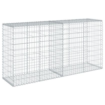 Габионна кошница с покритие, 200x50x100 см, поцинковано желязо