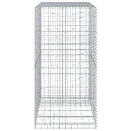 Габионна кошница с покритие, 150x100x200 см, поцинковано желязо