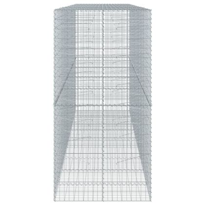 Габионна кошница с покритие, 450x100x200 см, поцинковано желязо