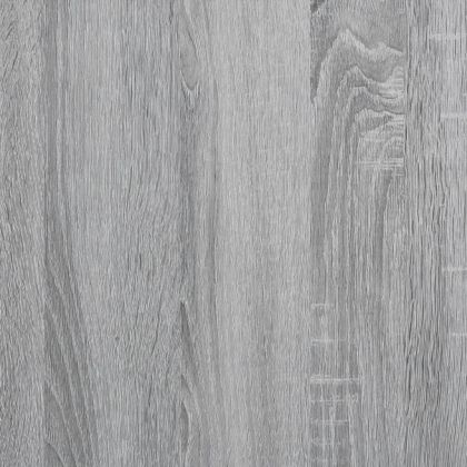 Маса за кафе с Infinity LED, сив сонома, 90x50x41 см