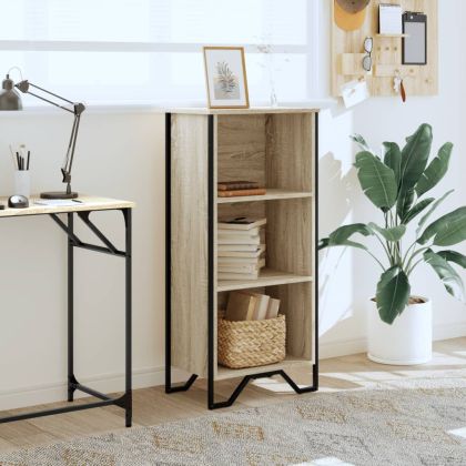 Библиотека, сонома дъб, 50x31x106 см, инженерно дърво