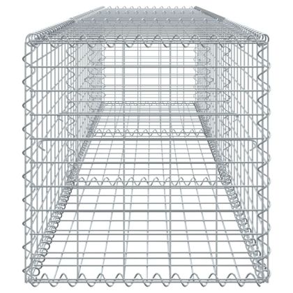 Габионна кошница с покритие, 300x50x50 см, поцинковано желязо