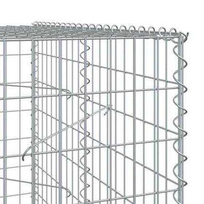 Габионна кошница с покритие, 350x100x200 см, поцинковано желязо