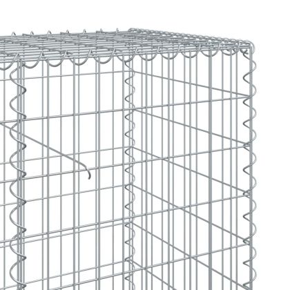 Габионна кошница с покритие, 600x50x100 см, поцинковано желязо
