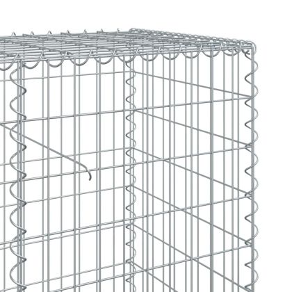 Габионна кошница с покритие, 1200x50x100 см, поцинковано желязо