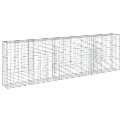Габионна кошница с покритие, 500x50x150 см, поцинковано желязо