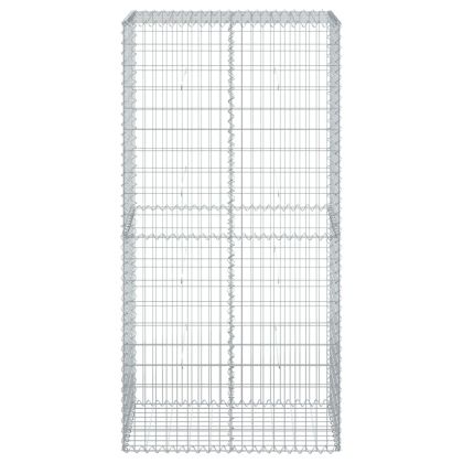 Габионна кошница с покритие, 100x50x200 см, поцинковано желязо