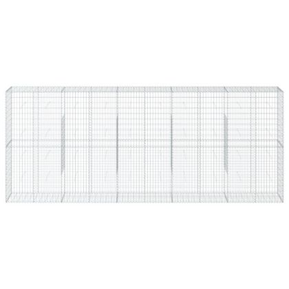 Габионна кошница с покритие, 500x50x200 см, поцинковано желязо