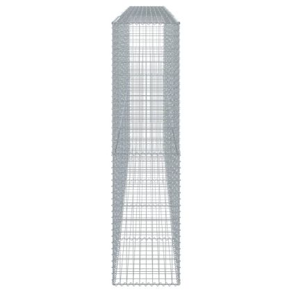 Габионна кошница с покритие, 500x50x200 см, поцинковано желязо