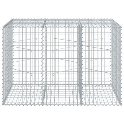 Габионна кошница с покритие, 150x100x100 см, поцинковано желязо