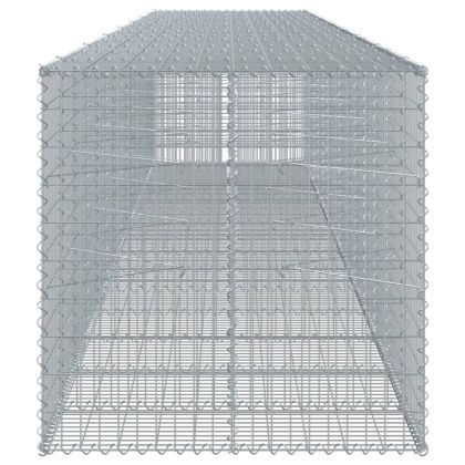 Габионна кошница с покритие, 750x100x100 см, поцинковано желязо