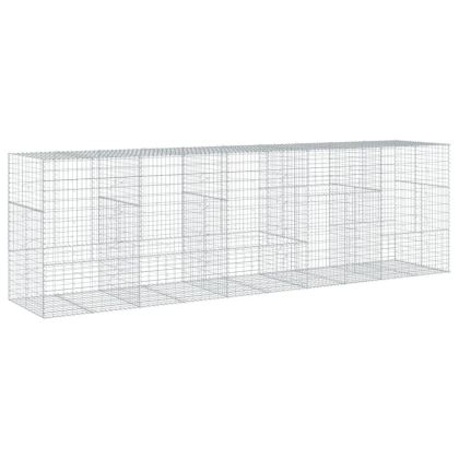 Габионна кошница с покритие, 500x100x150 см, поцинковано желязо