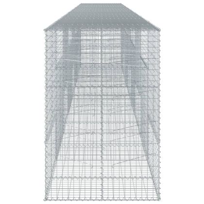Габионна кошница с покритие, 800x100x150 см, поцинковано желязо