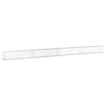 Габионна кошница с покритие, 800x50x50 см, поцинковано желязо