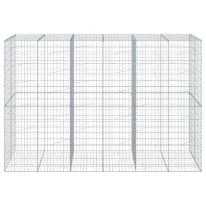 Габионна кошница с покритие, 300x100x200 см, поцинковано желязо