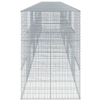 Габионна кошница с покритие, 1000x100x150см, поцинковано желязо