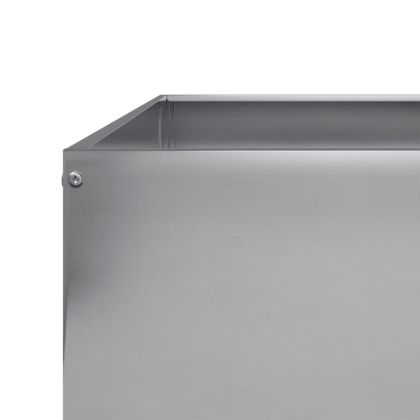 Градинска повдигната леха 100x100x26 см поцинкована стомана
