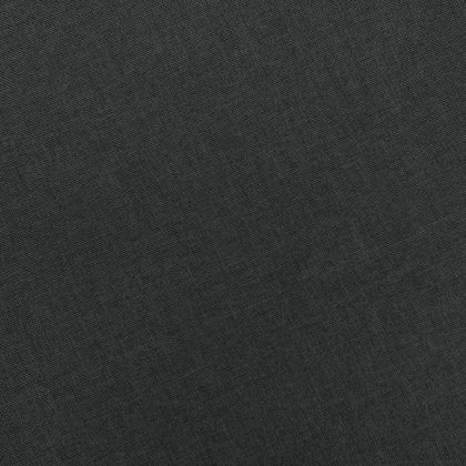 Фотьойл с табуретка за крака, тъмносив, текстил